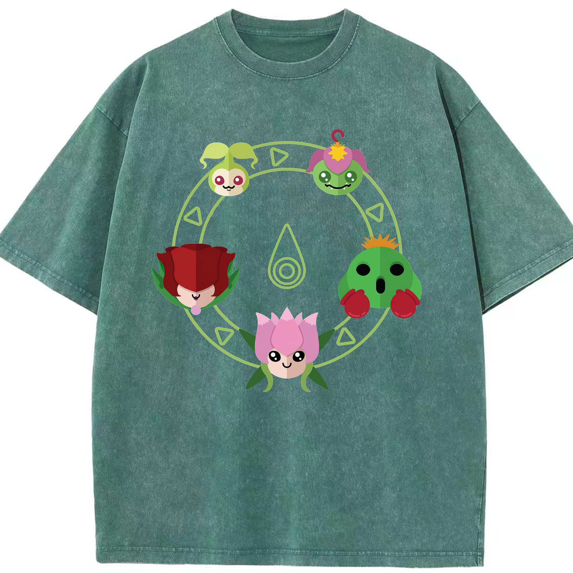 （画像用） Digimon デジタルモンスター/デジモン 綿100% ヴィンテージ風 半袖Tシャツ（フロントプリント）